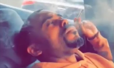 Lil Duval Smokes Blunt In Self-Driving Tesla
