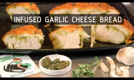 Infused Garlic Herb Cheese Bread Recipe: Infused Eats #58