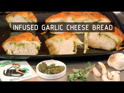 Infused Garlic Herb Cheese Bread Recipe: Infused Eats #58