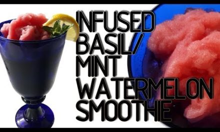 Cannabis Infused Watermelon Basil Mint Smoothie Cocktail Recipe: Infused Eats #63