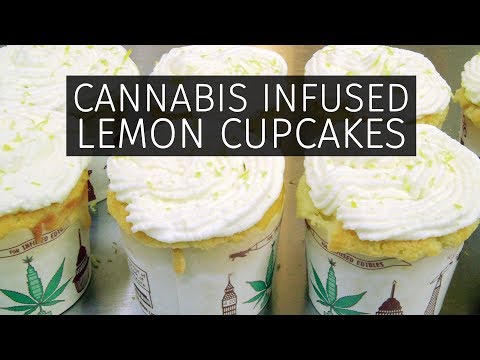 Cannabis Infused Lemon Cupcakes Recipe: Infused Eats #64