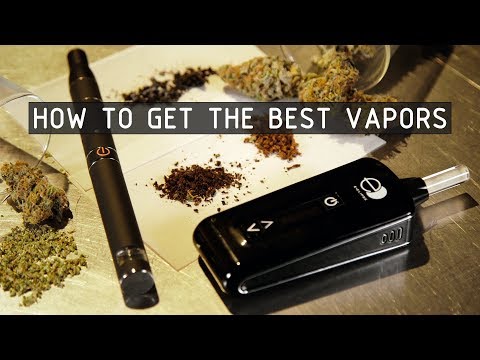 How To Get The Best Vapors From Your Dry Herb Vape (Weed Vaping Tips) Cannabasics #114